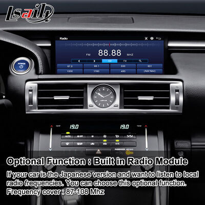 Lsailt 10.25 Inch Android Carplay Multimedia Screen for 2013-2020 Lexus IS Knob IS250 IS200t IS300 IS300h IS350