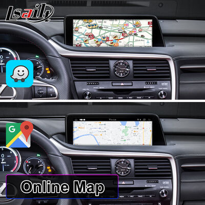 Lsailt Android Carplay Multimedia Interface Screen for 2016-2019 Lexus RX Knob RX350 RX450h RX200t RX300