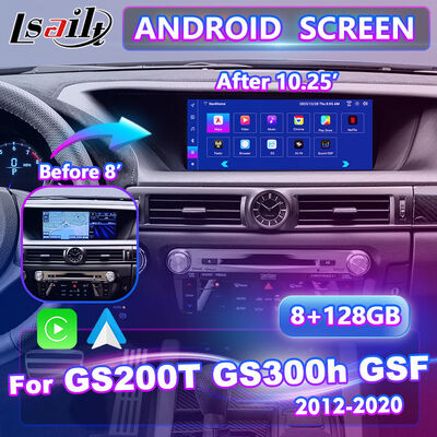Lsailt Android Carplay Multimedia Screen for 2012-2020 Lexus GS 200t GS300h GS250 GS350 GS450h GSF GS200t