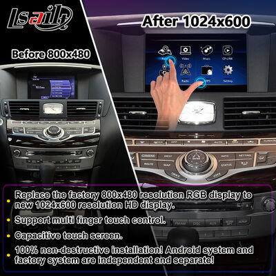 Lsailt Android Carplay Multimedia Screen for 2010-2023 Infiniti M25 M30d M37 M56 M35h Y51 Q70