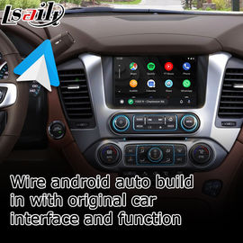 Chevrolet Tahoe Suburban wireless carplay interface box with androif auto youtube play Lsailt Navihome GMC Yukon