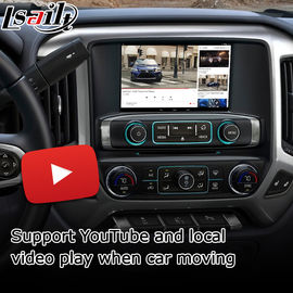 Carplay interface for Chevrolet Silverado GMC Sierra android auto youtube play by Lsailt Navihome