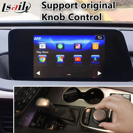 Lsailt Lexus Video Interface for RX / ES / IS with Knob Steering Wheel Control 16-20 Model Android GPS Navigation RX350