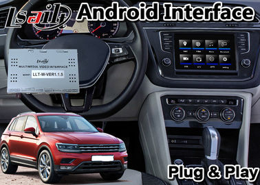 Lsailt Android 9.0 Volkswagen Video Interface for VW tiguan Car GPS Navigation Youtube Google