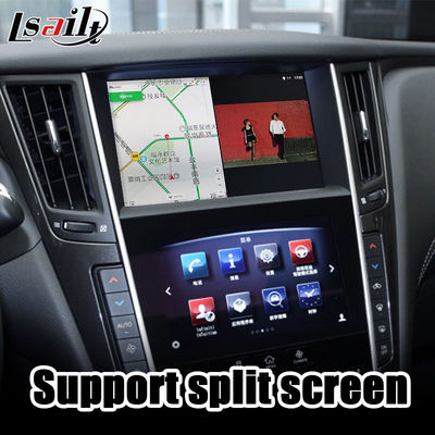 4GB PX6 CarPlay&amp;Android Multimedia video interface included Android auto, Netflix for Infiniti 2015.6-20 Q50 Q60