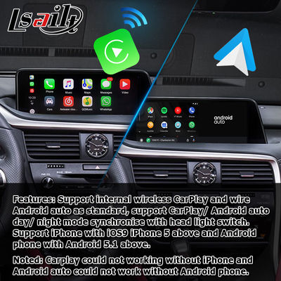 RX350 RX450h Lexus Video Interface 16-19 Version 4GB RAM Android carplay Navigation Box