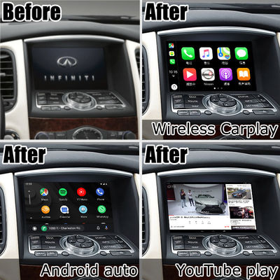 Infiniti QX50 / EX EX35 EX37 Car android 13 System interface box With carplay android auto Display Lsailt