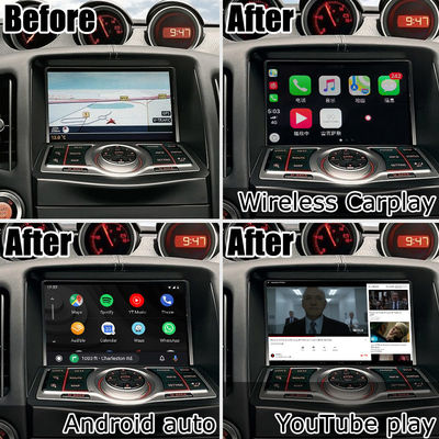 For Nissan 370z Rear View Android auto carplay Navigation Box 4GB RAM 64GB ROM