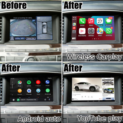 Android 13 Carplay interface Box Yandex Navi For Infiniti QX60 / JX35 Qualcomm 8+128 system