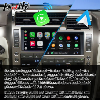 Android Navigation Interface Box For Lexus GX460 2013-2021 pin to pin install carplay optional