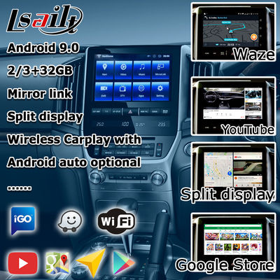 Toyota Land Cruiser LC200 Car Video Interface Upgrade Carplay Android Auto Durable