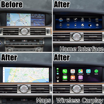 Lexus LS460 LS600h Car GPS navigation box carplay Android auto fast speed youtube