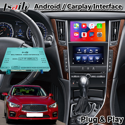 4+64GB Multimedia Video Interface Lsailt Android Carplay For Infiniti Q60 Q50