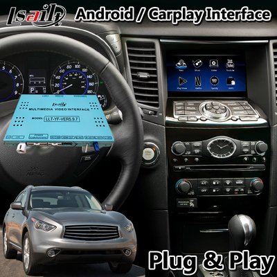 Lsailt Android Navigation Carplay Interface For 2008-2013 Year Infiniti FX35 / FX37
