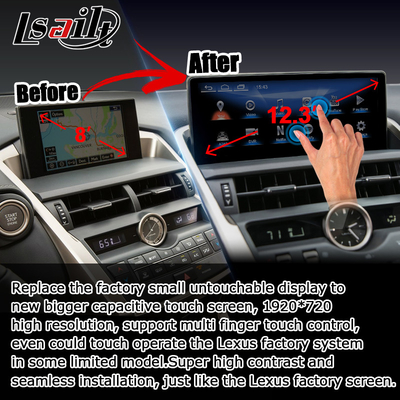 Lexus NX200t 10.25 Touch Screen upgrade Hexa Processor Android Auto Wireless Carplay