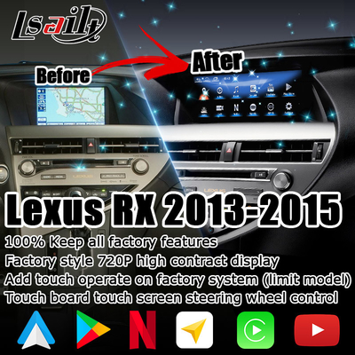 10.25 Inches Lexus Android Screen with Carplay ANdroid Auto Lsailt For RX350 RX450h