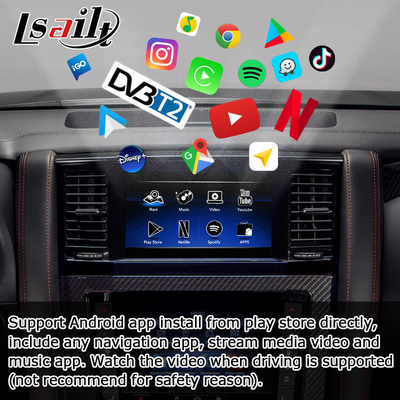 OEM Carplay based Android Interface AI Box For Nissan Patrol Y62 2020