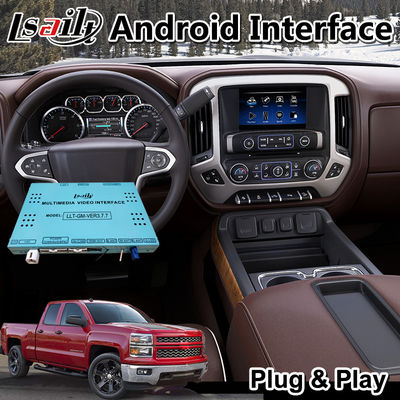 Lsailt Android Carplay Multimedia Interface for 2014-2019 Chevrolet Silverado 1500 2500 3500 Mylink System