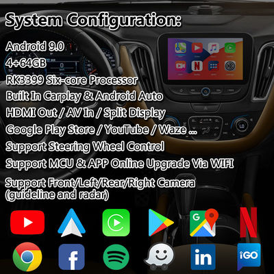 Chevrolet Malibu Android Carplay Multimedia Interface With Wireless Android Auto Navigation