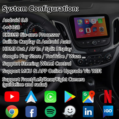 Lsailt Android Carplay Multimedia Interface for Chevrolet Equinox Traverse Mylink System