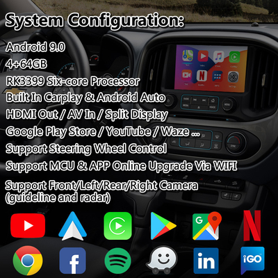 Lsailt Android Carplay Video Interface for Chevrolet Colorado Tahoe Camaro Mylink System