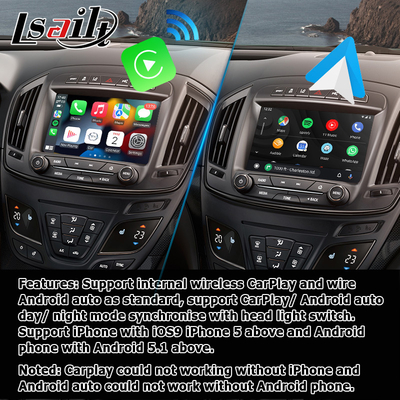 Android 9.0 Carplay android auto Box For Opel Vauxhall Insignia Buick Regal video interface