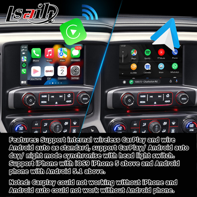 Hexa core Android android auto Box carplay Video Interface Box For GMC Sierra Etc