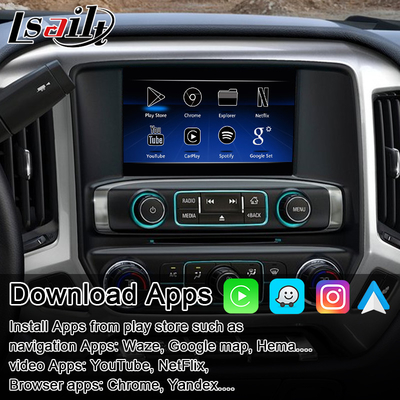 4GB Lsailt Carplay Multimedia Interface For Chevrolet Silverado Tahoe MyLink