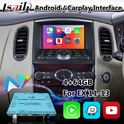 Lsailt Android Carplay Interface for Infiniti EX37 With GPS Navigation NetFlix Yandex