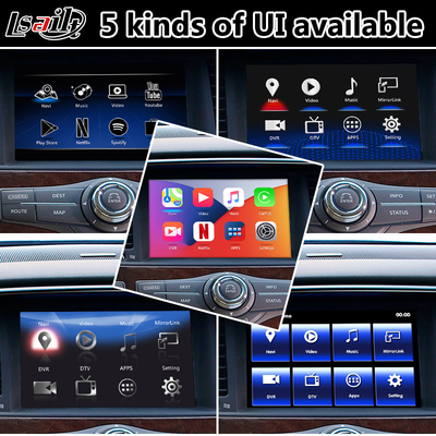 Wireless Carplay Android Car Multimedia Video Interface For Infiniti QX56 2010-2013