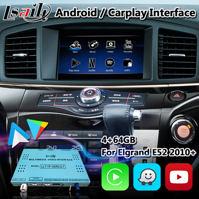 Lsailt Nissan Multimedia Interface Android Carplay Box For Elgrand E52 Patrol Pathfinder