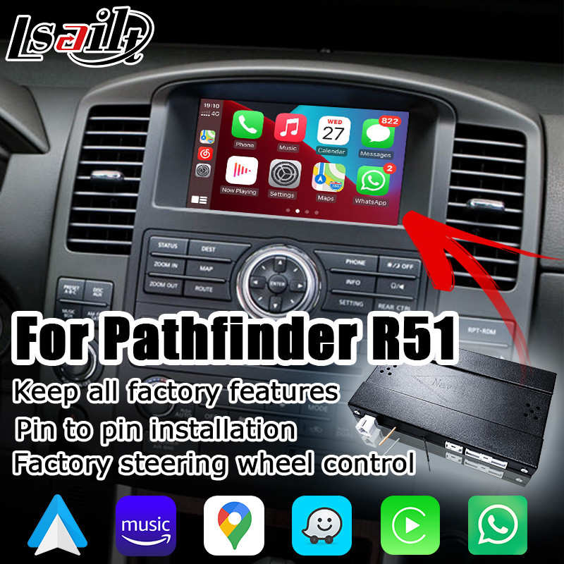 Wireless Carplay Android Auto Interface For Nissan Pathfinder R51 ...