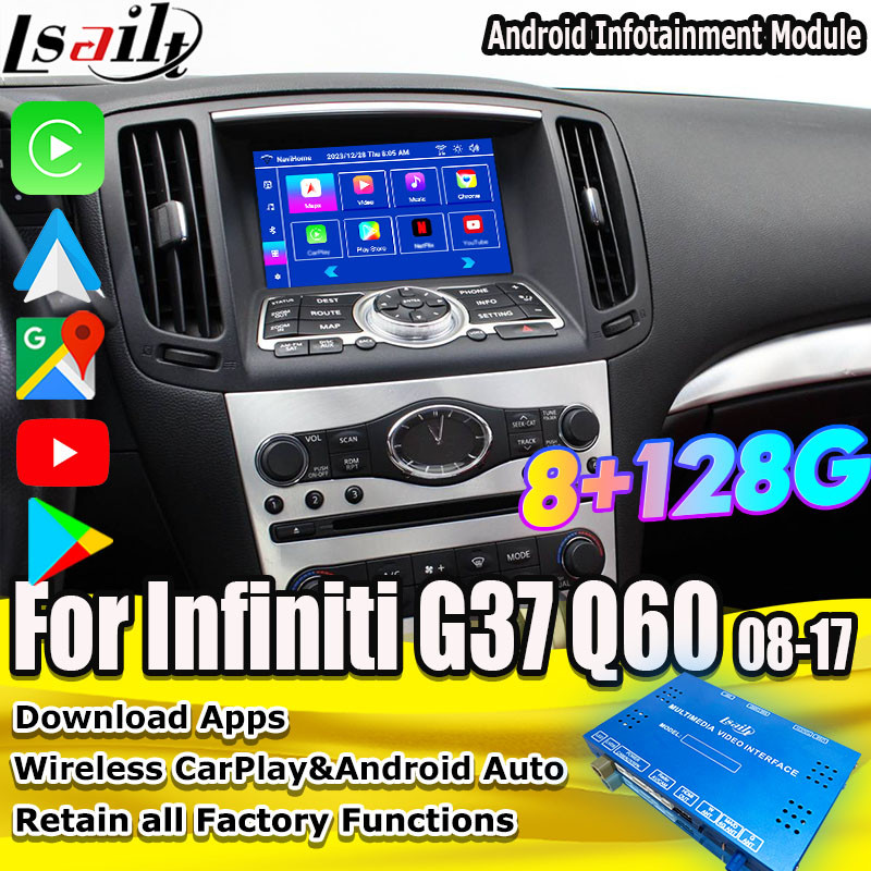 8G Android Infotainment Module for Infiniti G35 G37 Q60 Q40 2008-2016 ...