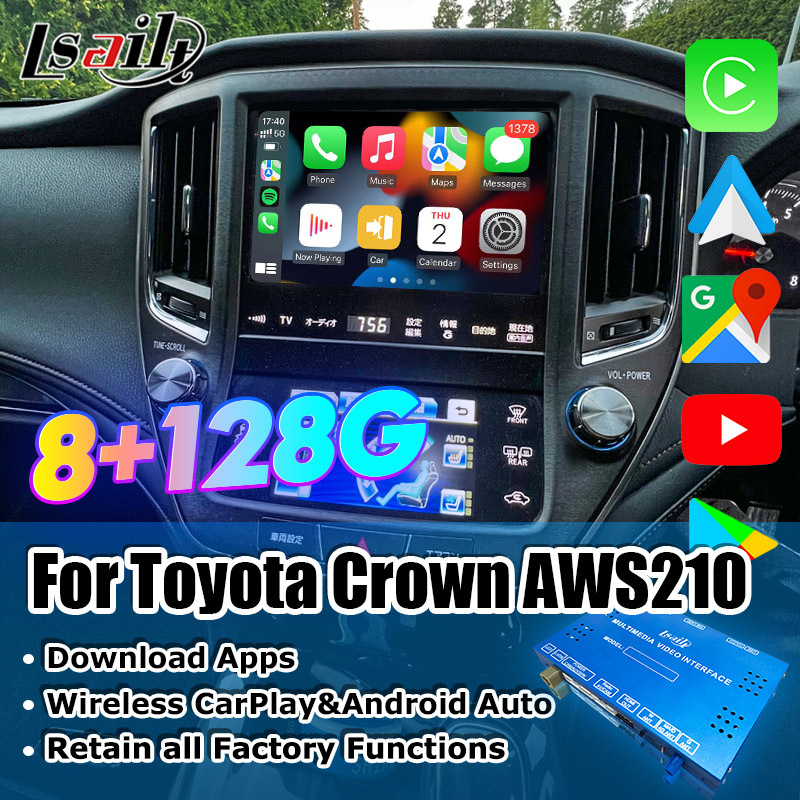 Android 13 Multimedia Video Interface for Crown S210 AWS210 GRS210 ...