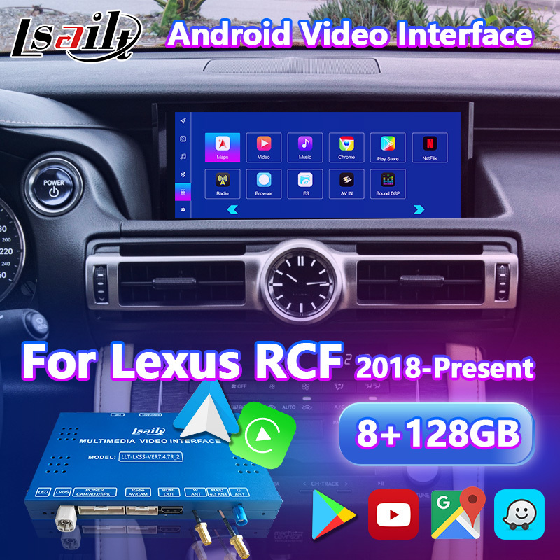 Lsailt Android Carplay Video Interface for 2018-Present Lexus RC 350 ...