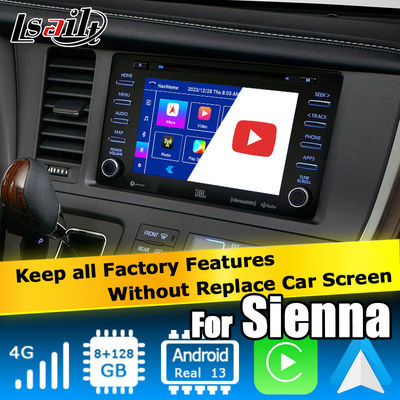 Android 13 Carplay android video interface auto Box For Toyota Sienna