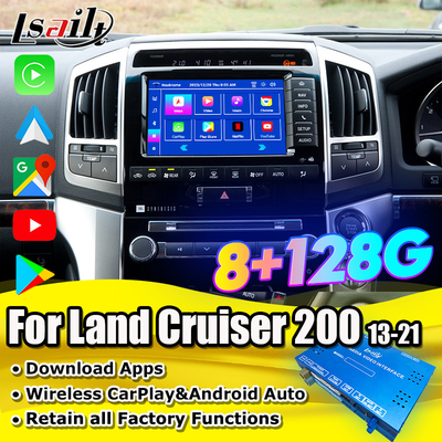 OEM Android Upgrade Module for Land Cruiser 2013-2021 Wireless CarPlay Kit Integration YouTube, Google Map, Android Auto