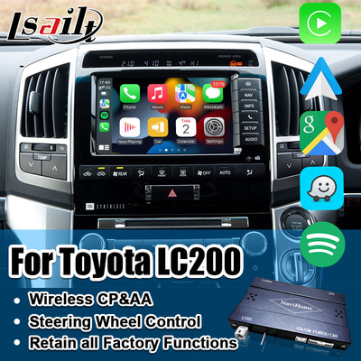 Plug and Play Apple CarPlay Interface for Land Cruiser 200 2013-2021 Multi-Language ,360 Camera ,Reverse Camera Support