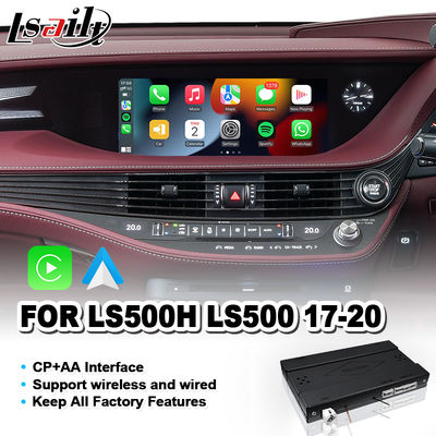 Lsailt Wireless Android Auto Carplay Interface for 2017-2020 Lexus LS500 LS500h