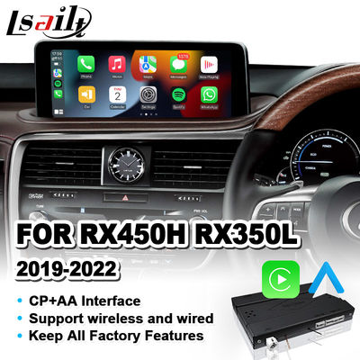 Lsailt Wireless Android Auto Carplay Interface for 2019-2022 Lexus RX 300 RX450h RX350L RX450hL RX350 RX300