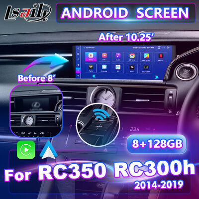 Lsailt Android Carplay Multimedia Interface Screen for 2014-2018 Lexus RC350 RC300h RC200t RC300 RCF