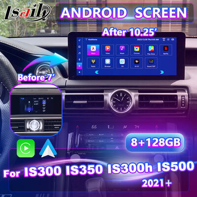 Lsailt Android Carplay Multimedia Interface Screen for 2020-Present Lexus IS 300h IS300 IS350 IS500 IS300h
