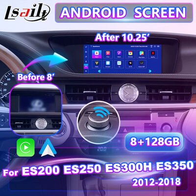 Lsailt Android Carplay Multimedia Screen for 2012-2018 Lexus ES Knob ES250 ES300h ES350 ES200