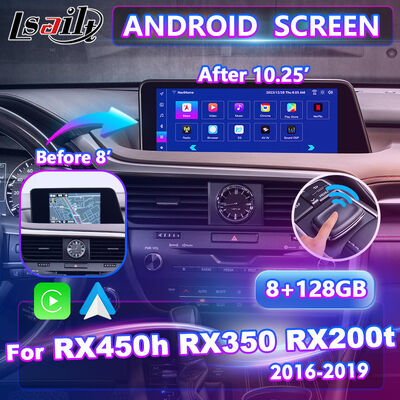 Lsailt Android Multimedia Carplay Screen for 2016-2019 Lexus RX RX450h RX350 RX200t RX300 RX450L RX350L