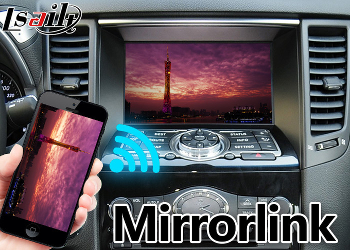 Android Navigation Car Video Interface Support Waze / Youtube For Infiniti QX70 / FX