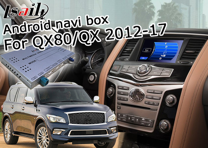 Infiniti QX80 / QX Android Auto Interface , Android Car Audio Interface With Mirror Link